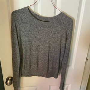 Womens Hollister Heather Grey Sweater Small